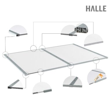 halle kanaltak kanalplast detalj montering