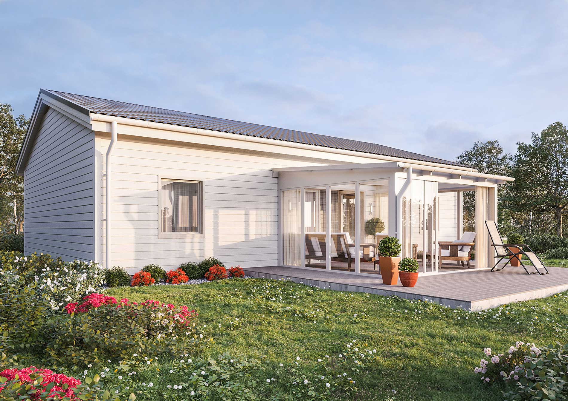 halle kompletta uterum 25kvm fritid sommar