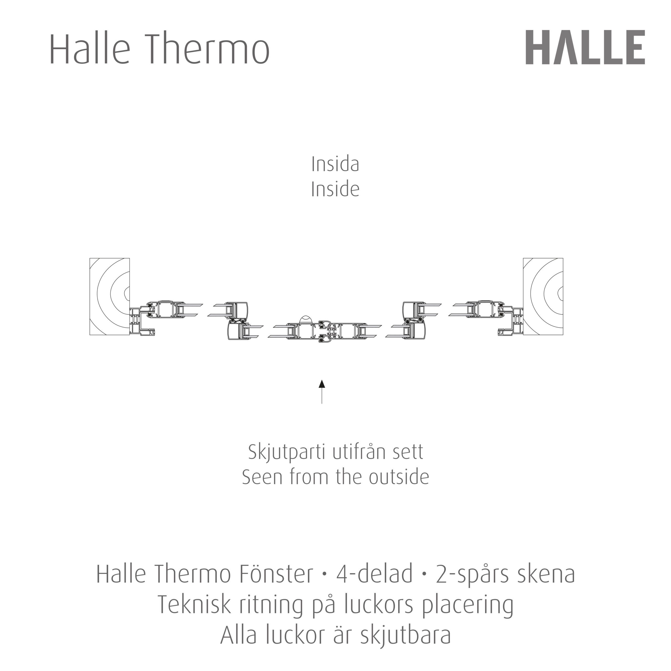 HALLE THERMO - SKYVEVINDUR 4-DELT 2-SPOR - Bilde 4