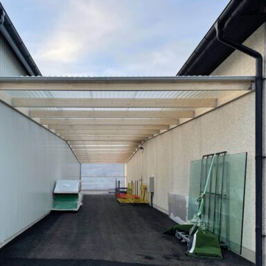 Halle Polar Gangbart plasttak Takplast for terrasse, hagestue, lysinnslipp, carport