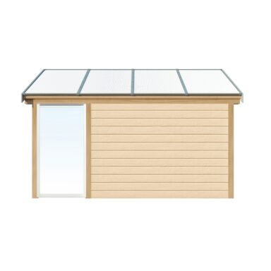 2-delt glassparti – fast hagestuesystemer