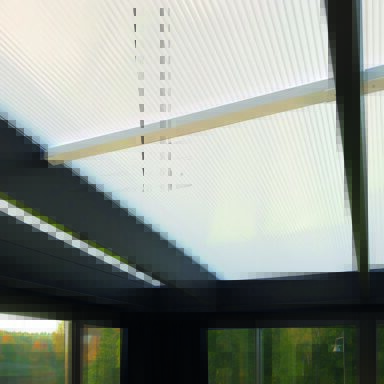 Kanalplasttak Opal med en UV-bestandig beskyttelse.