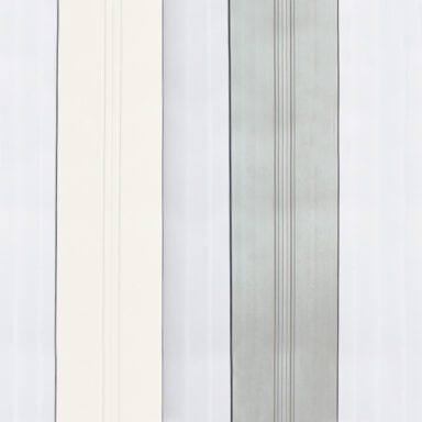 Kanalplast tak hvite og aluminiumfarge profiler